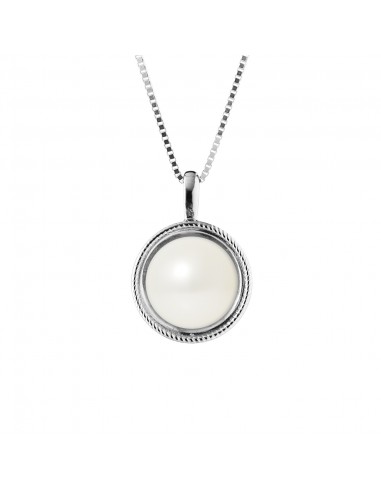 PERLINEA Collier Simple Perle de...