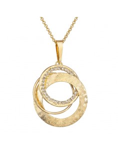 Collier 3 Cercles Mix Or...